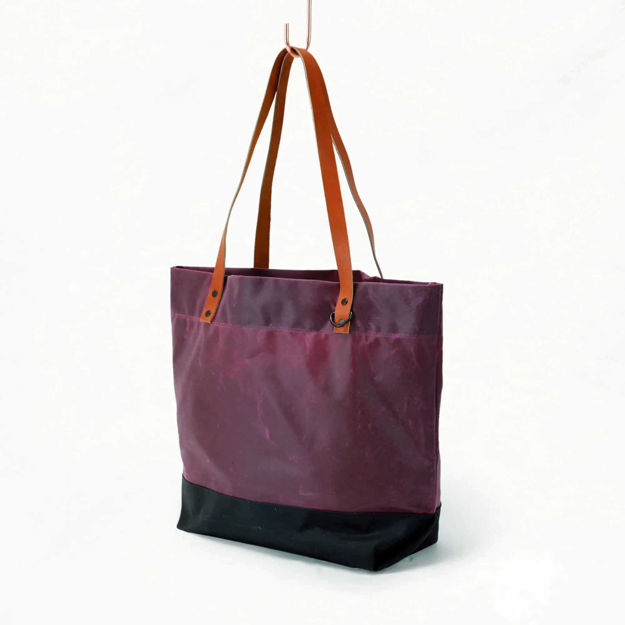 10 oz Plum Waxed Canvas
