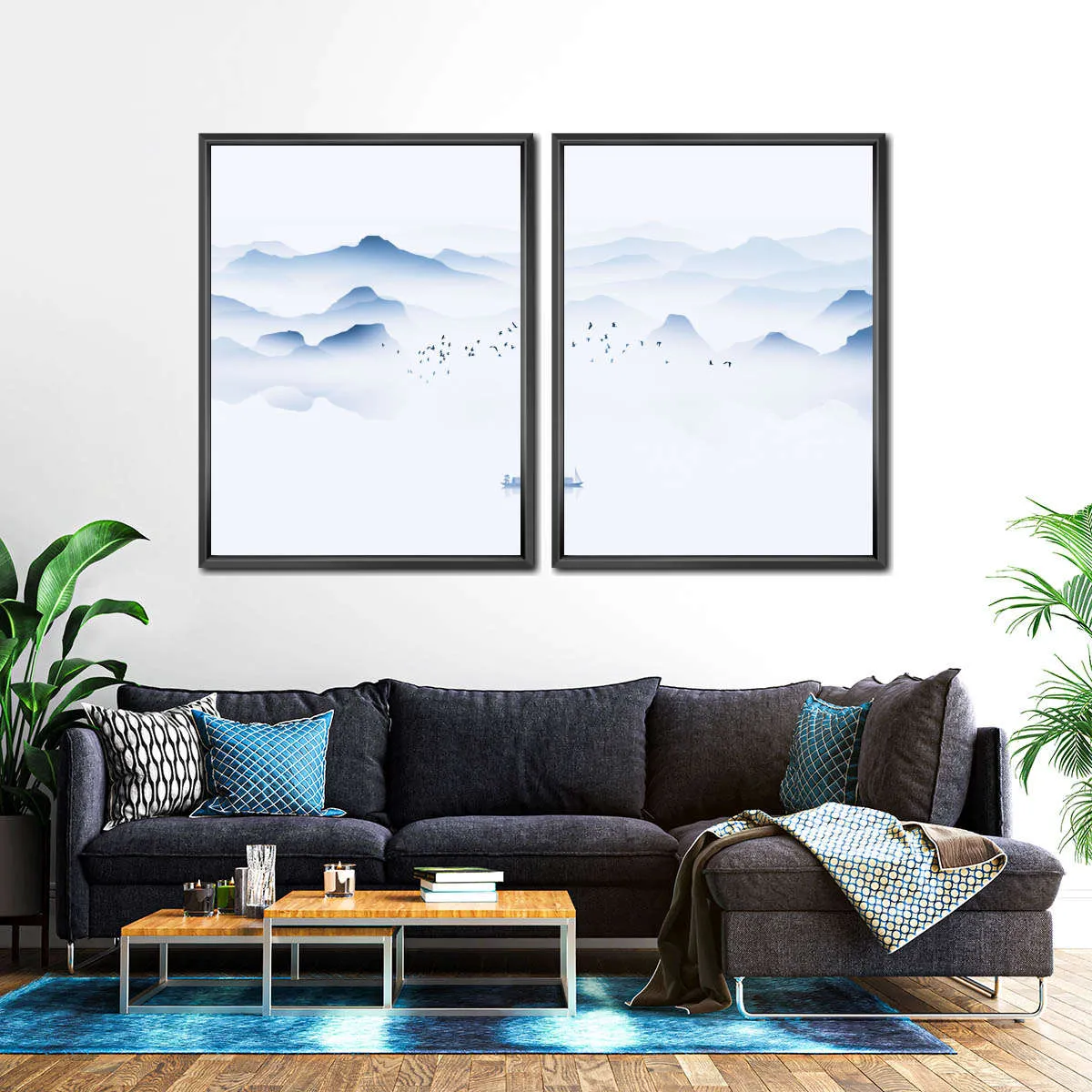 100 Birds Wall Art