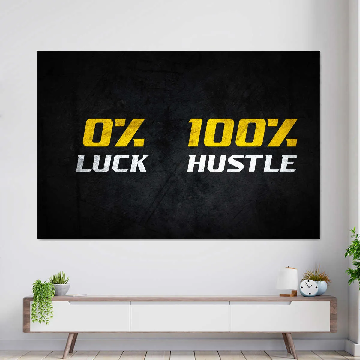 100 Percent Hustle Wall Art