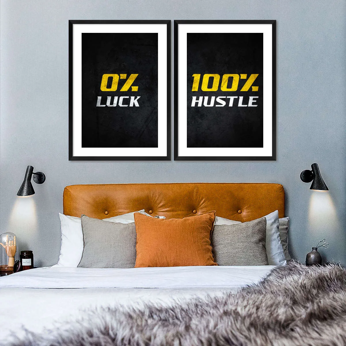 100 Percent Hustle Wall Art