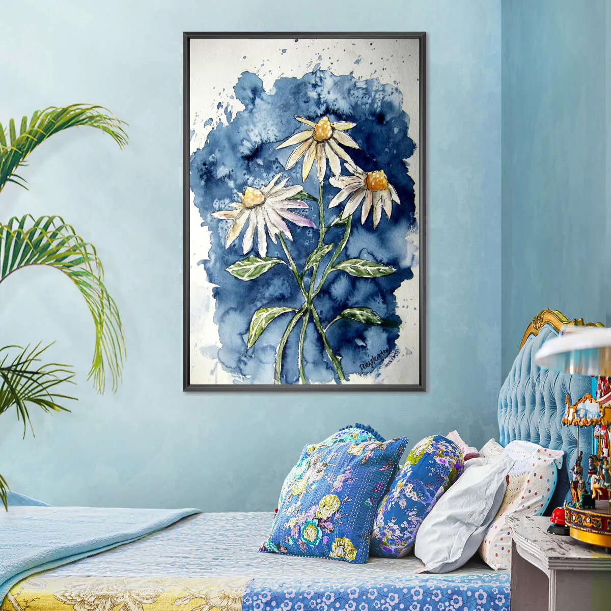 3 Daisies Wall Art