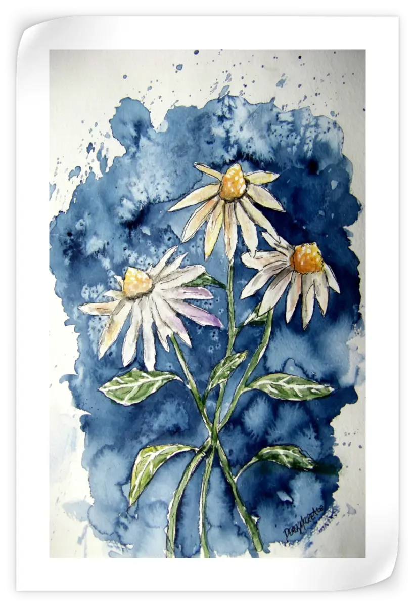 3 Daisies Wall Art