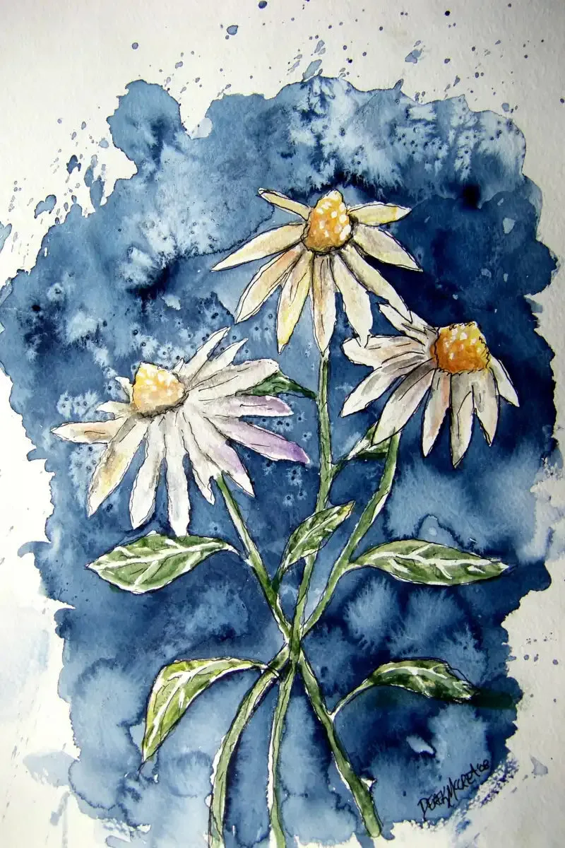 3 Daisies Wall Art
