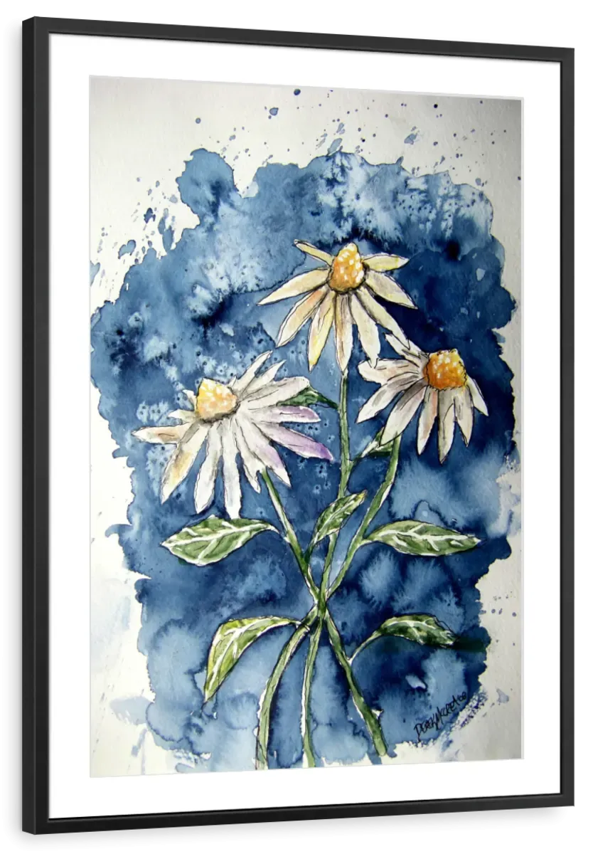 3 Daisies Wall Art