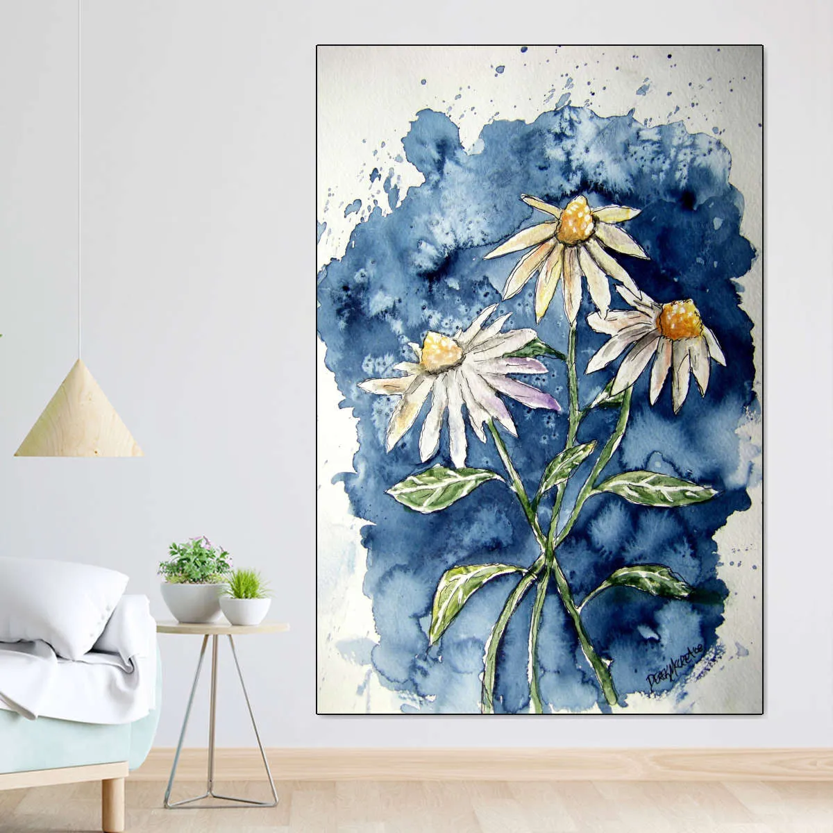 3 Daisies Wall Art