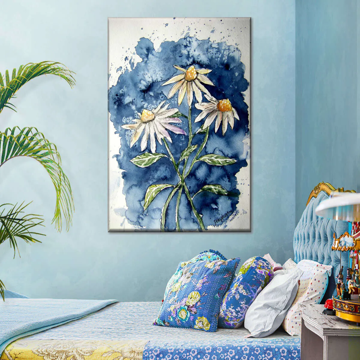 3 Daisies Wall Art