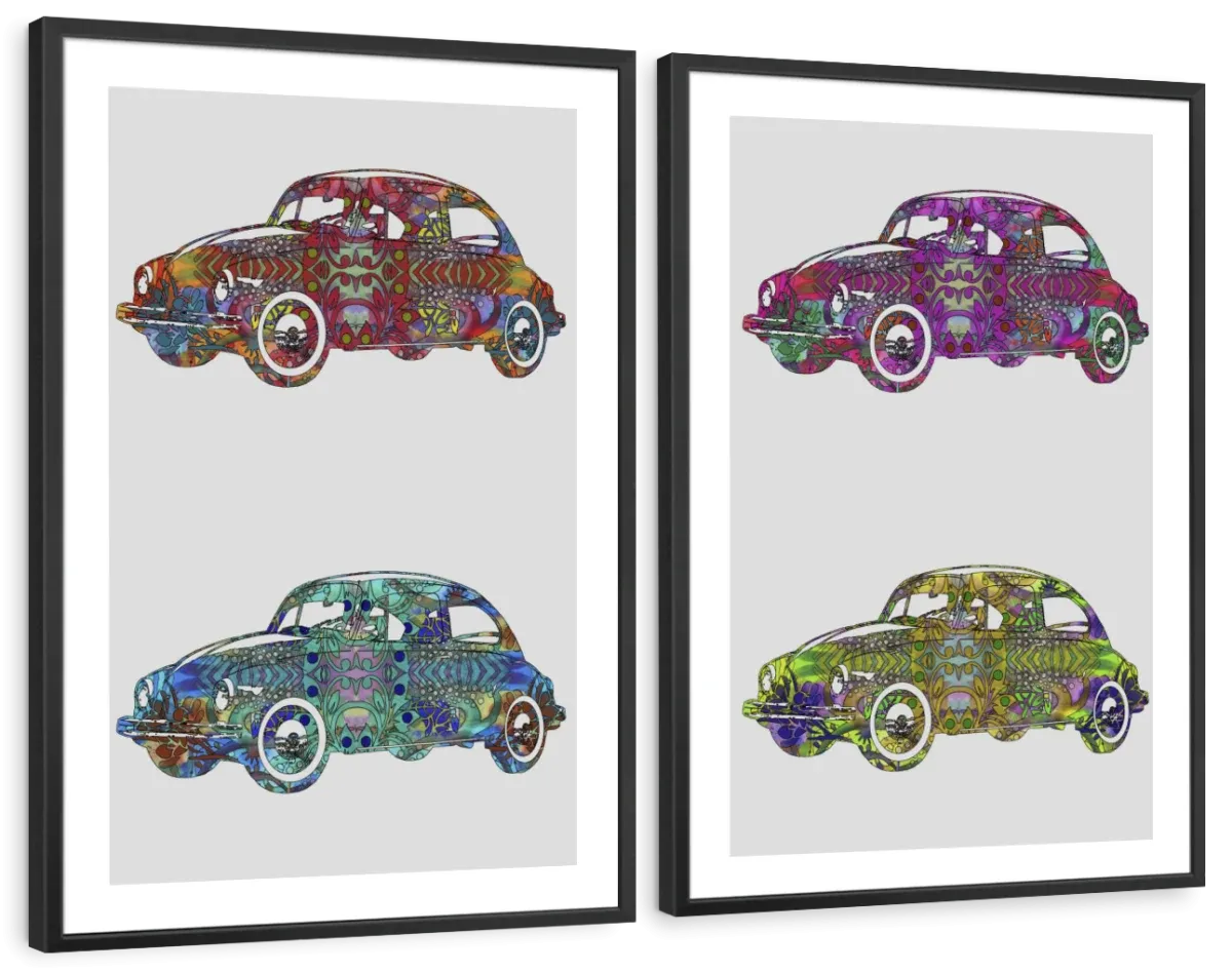 4 VW’s Wall Art