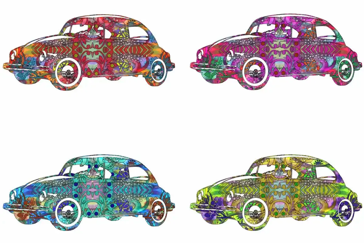 4 VW’s Wall Art