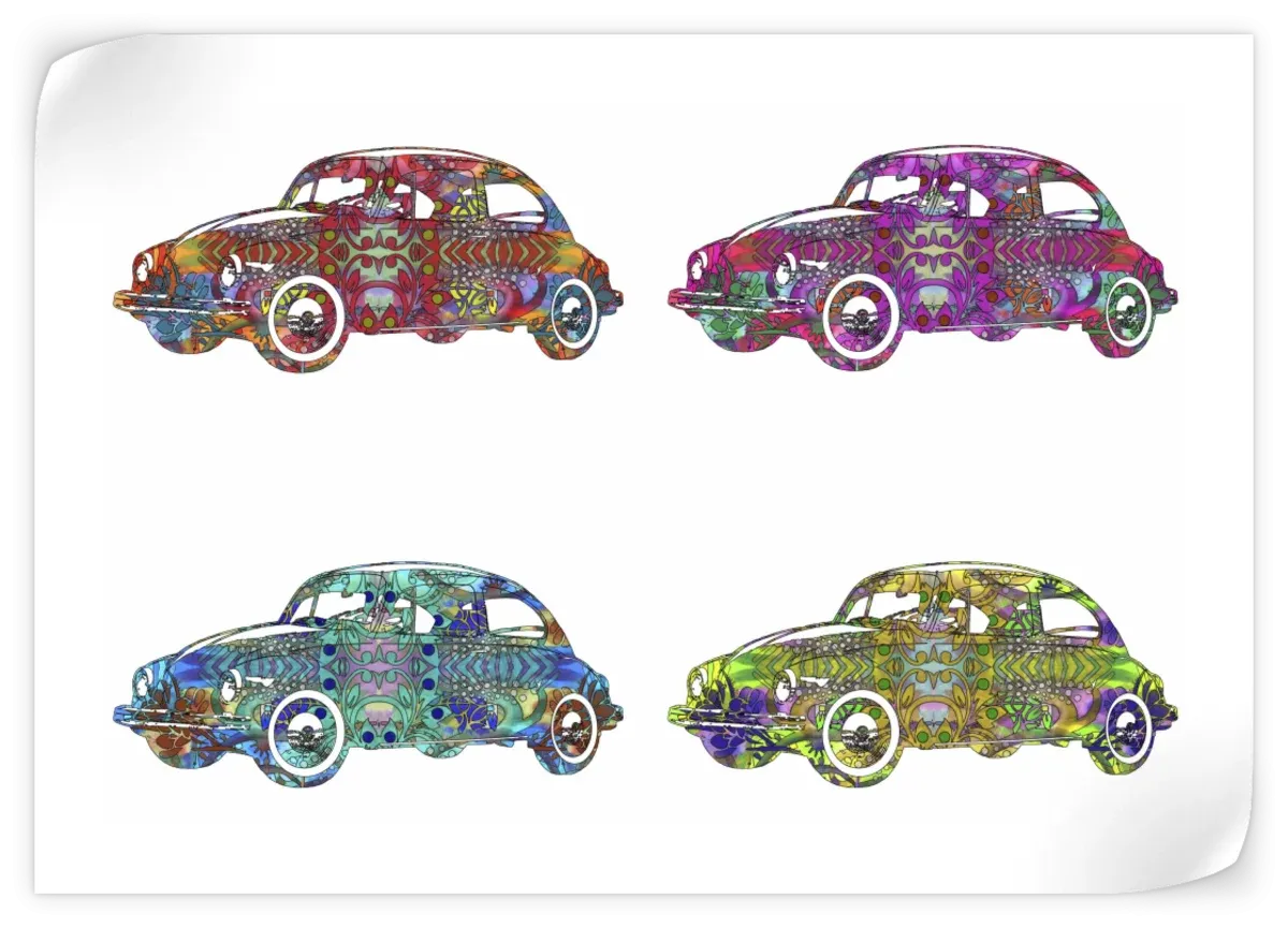 4 VW’s Wall Art