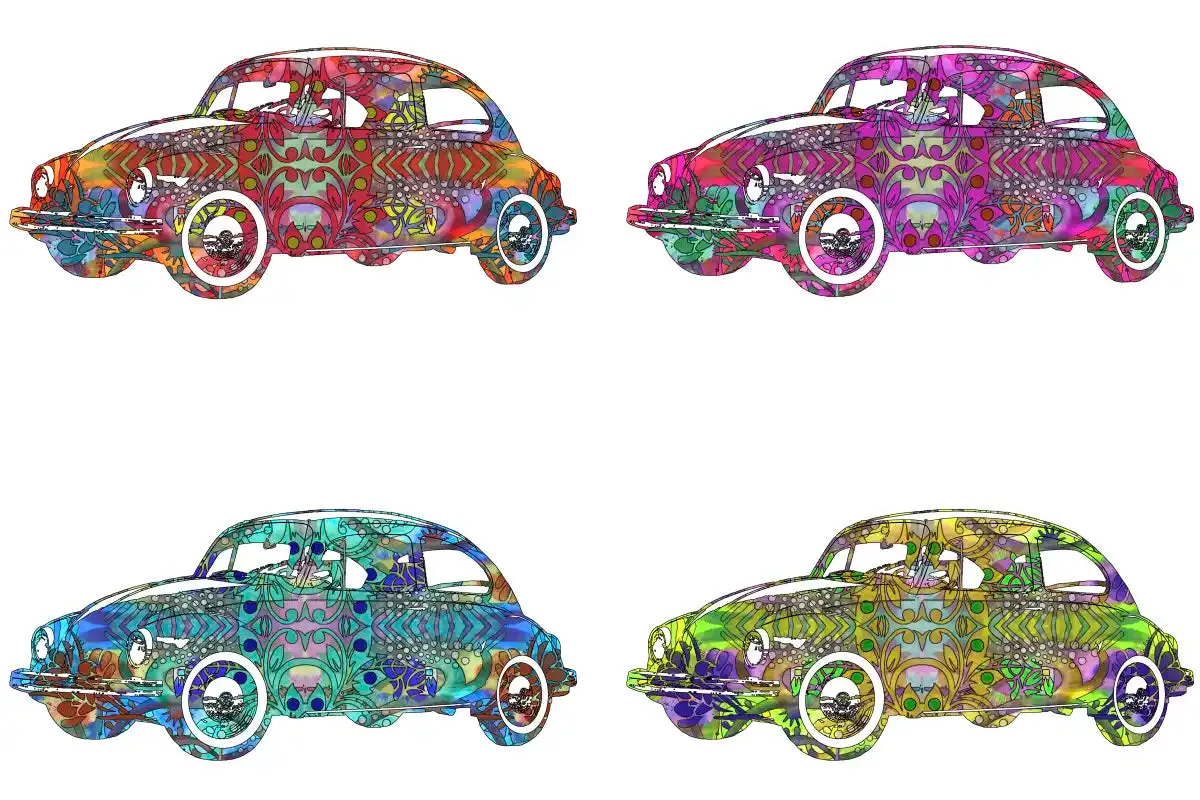 4 VW’s Wall Art