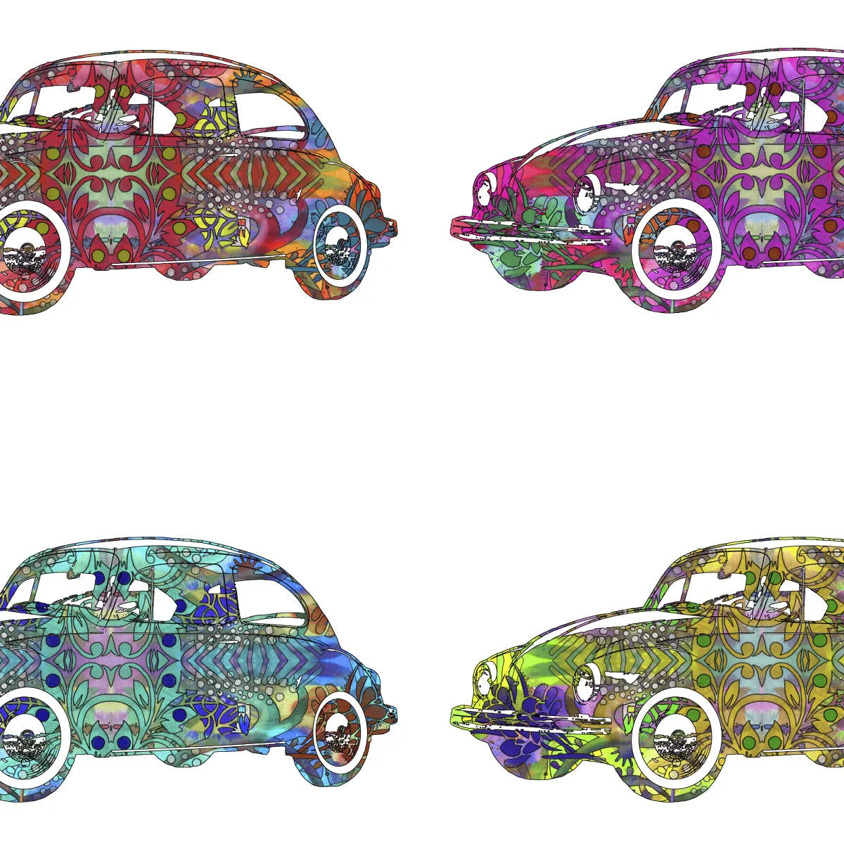 4 VW’s Wall Art