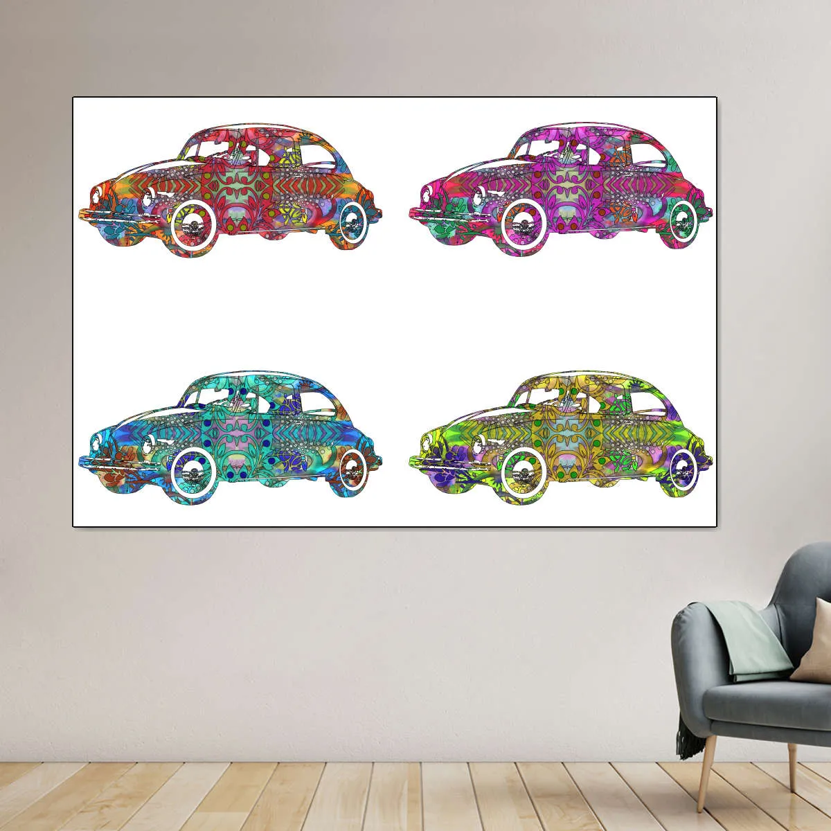 4 VW’s Wall Art