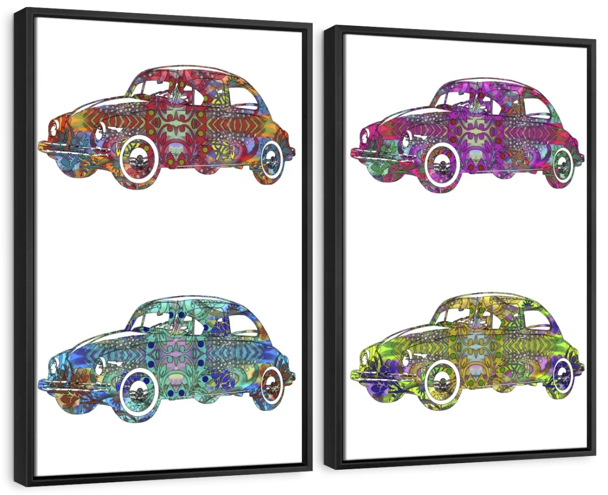 4 VW’s Wall Art