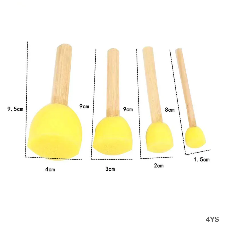 4Pc Yellow Sponge (4Ys) (Contain 1 Unit)