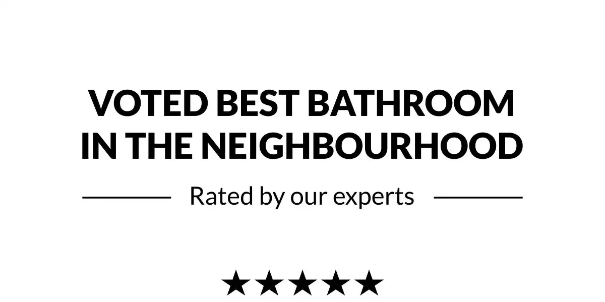5 Star Bathroom Review Wall Art