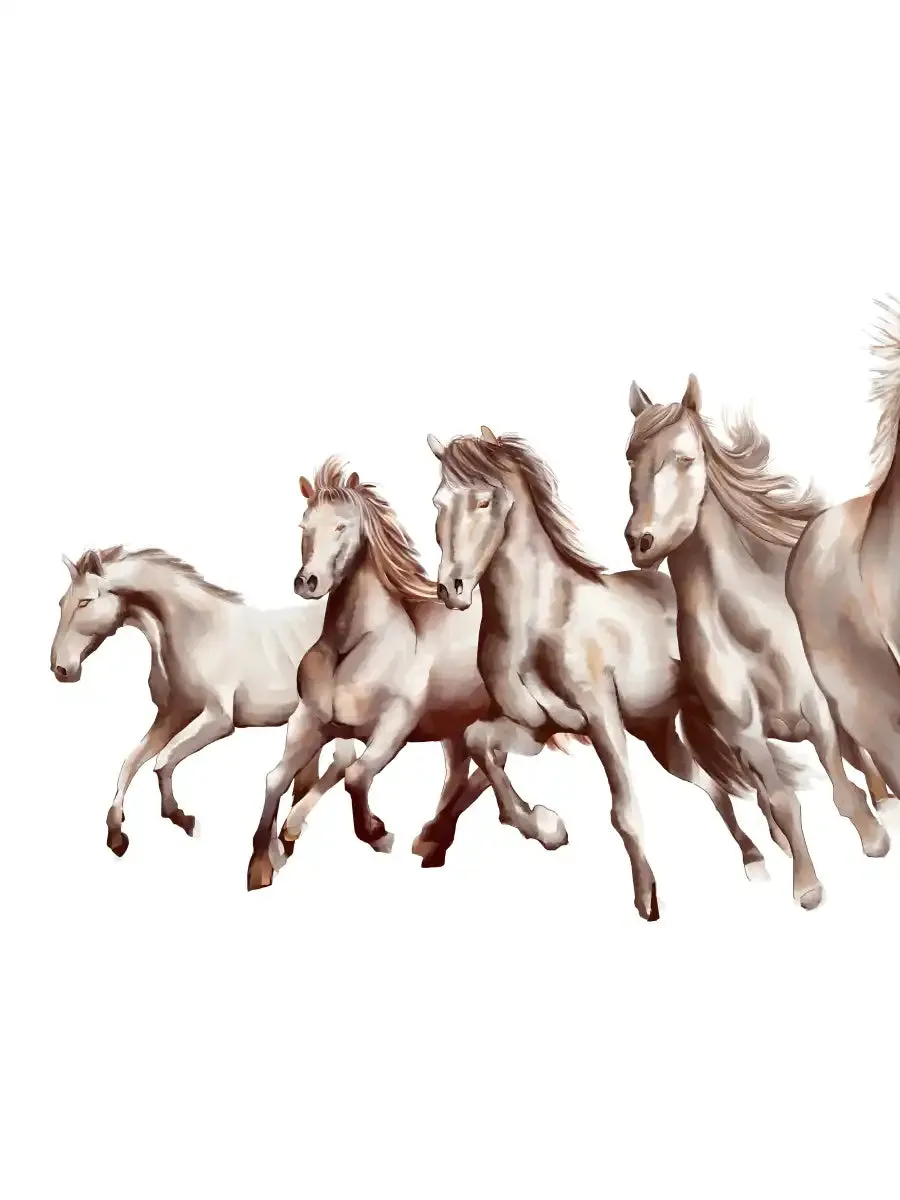 8 Horses Wall Art