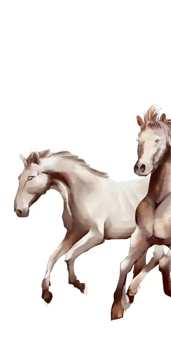 8 Horses Wall Art