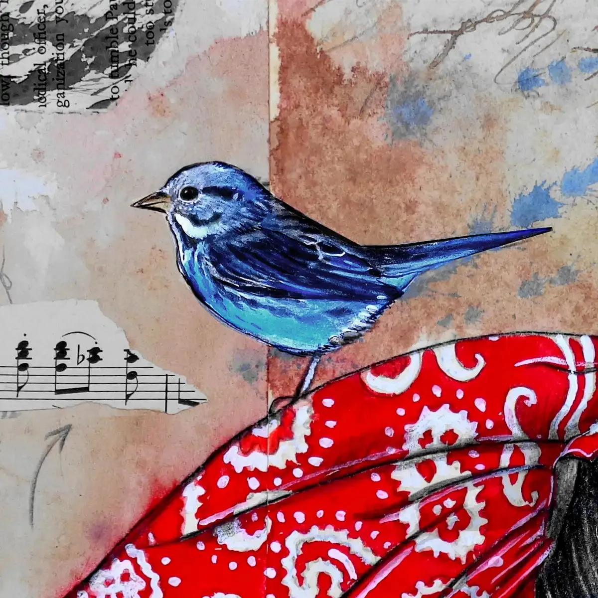 9 Bandana's - Birdhead Wall Art