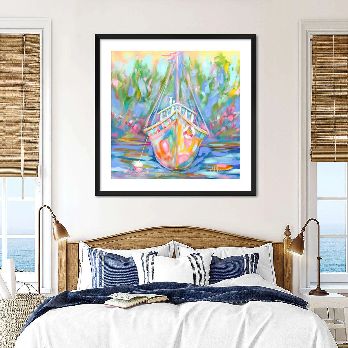 A Boat In Waiting Wall Art