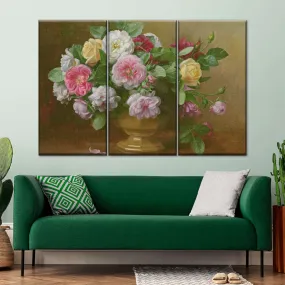 A Bowl Of Roses Wall Art