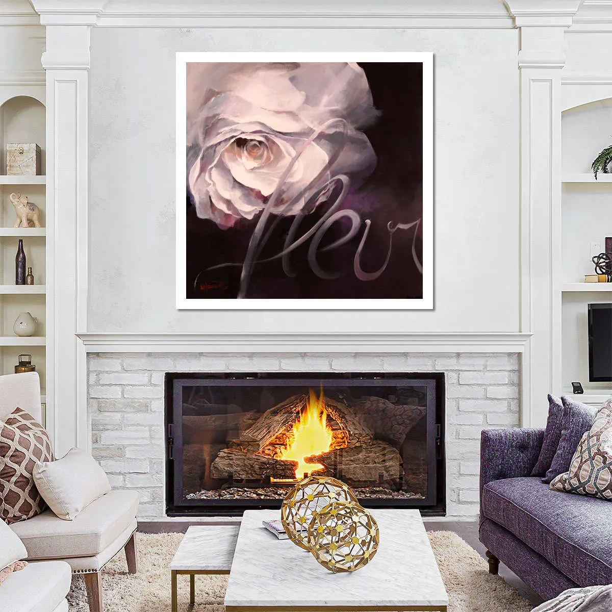 A Fleur I Wall Art