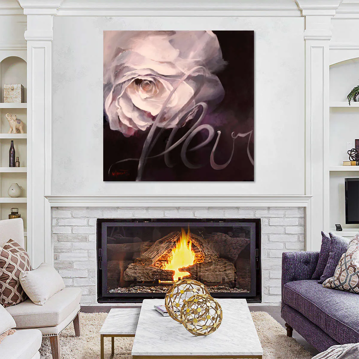 A Fleur I Wall Art