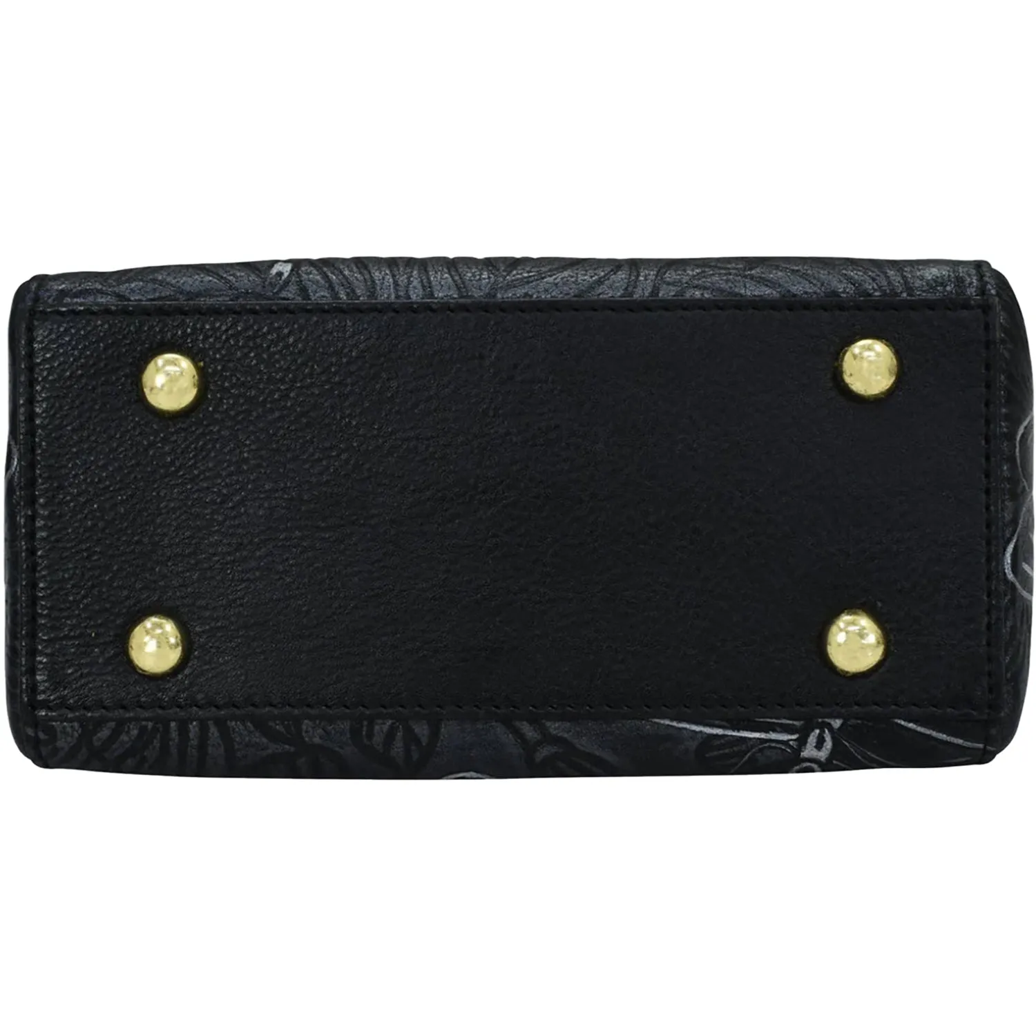 Anuschka Zip Around Organizer Pewter Leather