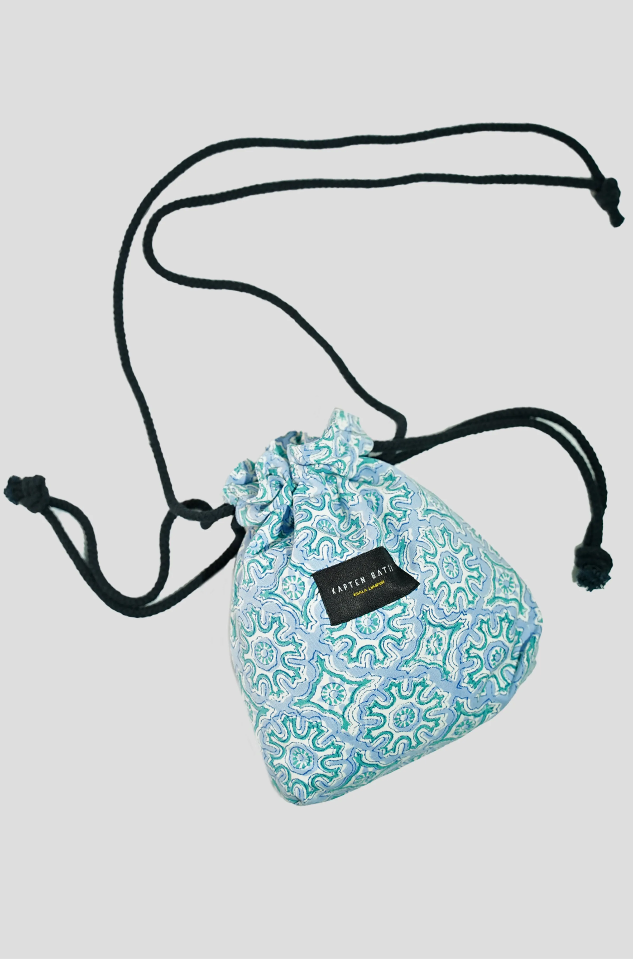 Artisanal Canvas Sling Pouch Bag in Gearose