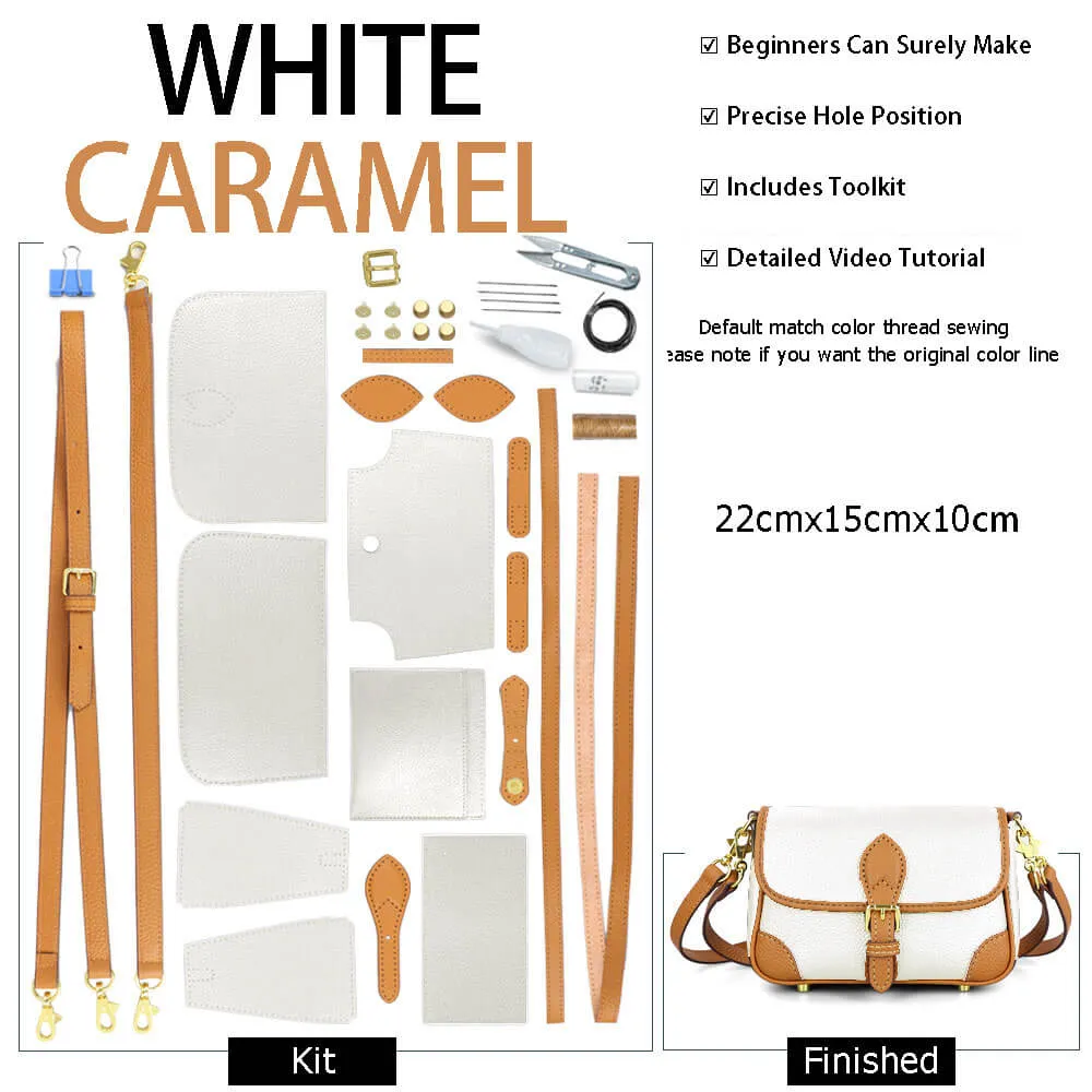 BABYLON™ Leather Saddle Crossbody Bag DIY  Kit