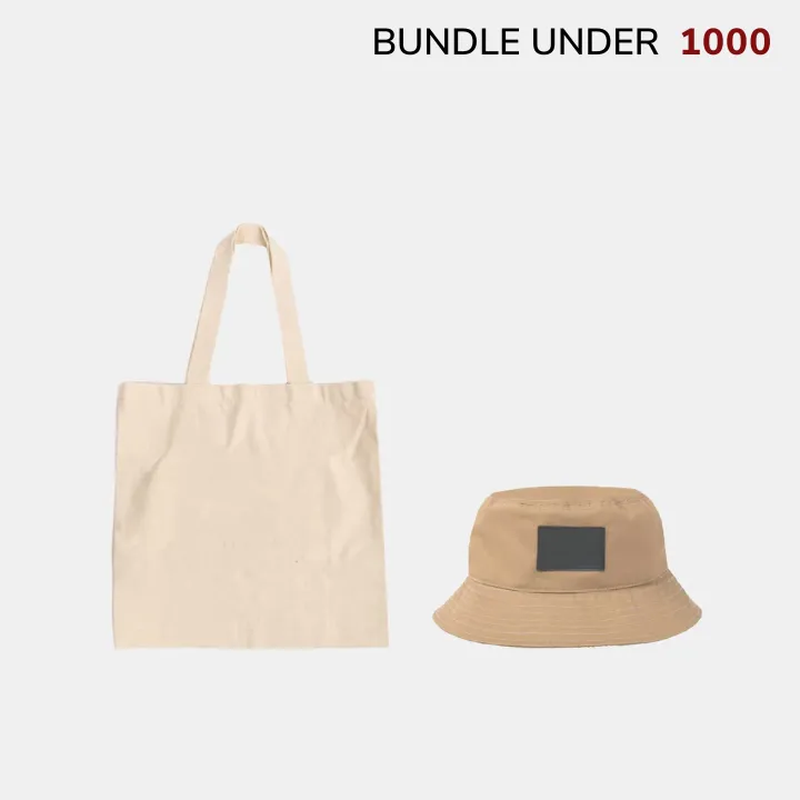Canvas Tote Bag   Bucket Hat