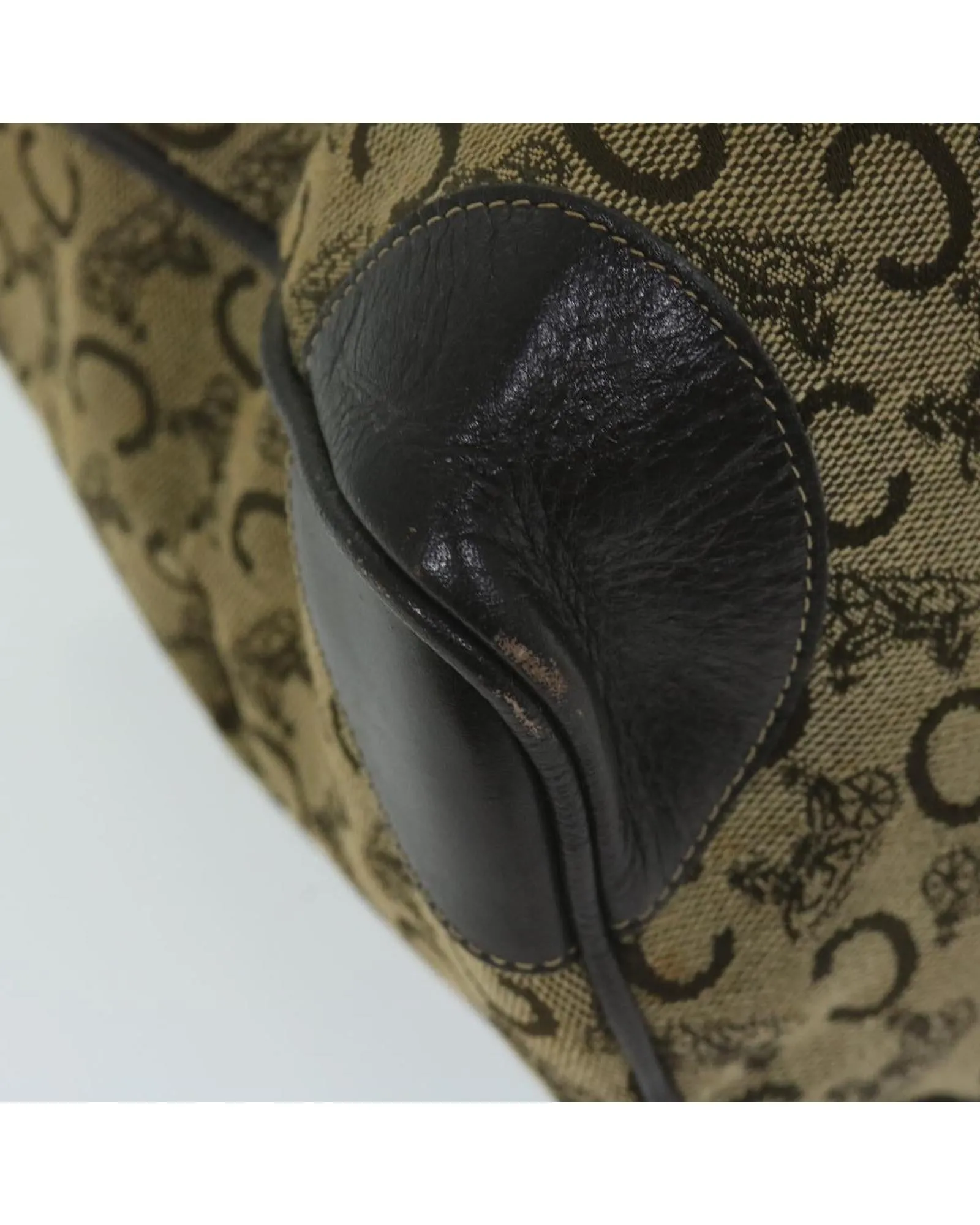 CELINE Boston Bag in Beige/Brown