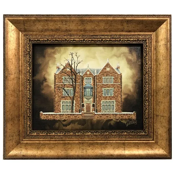 Chabad House 770 Painting on Canvas- Vintage Style Large