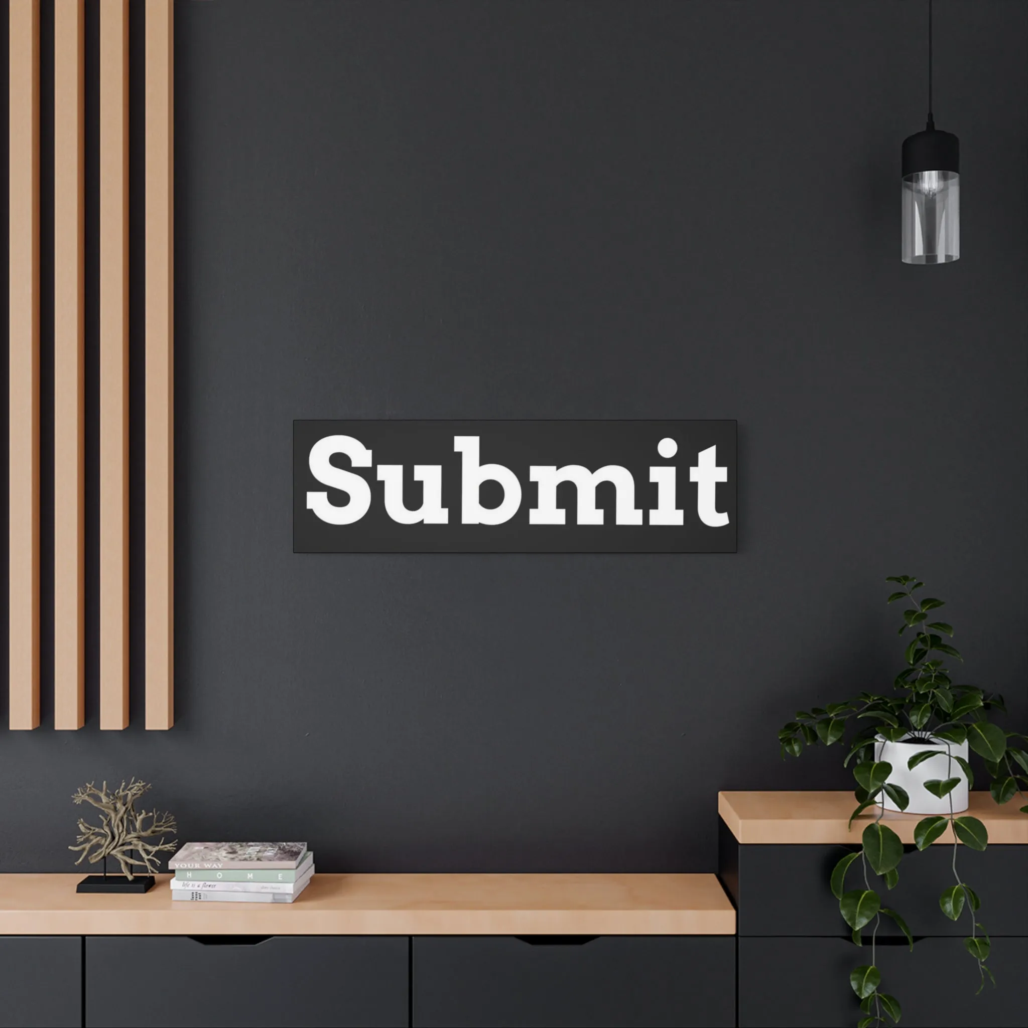 Classic Canvas - "Submit""
