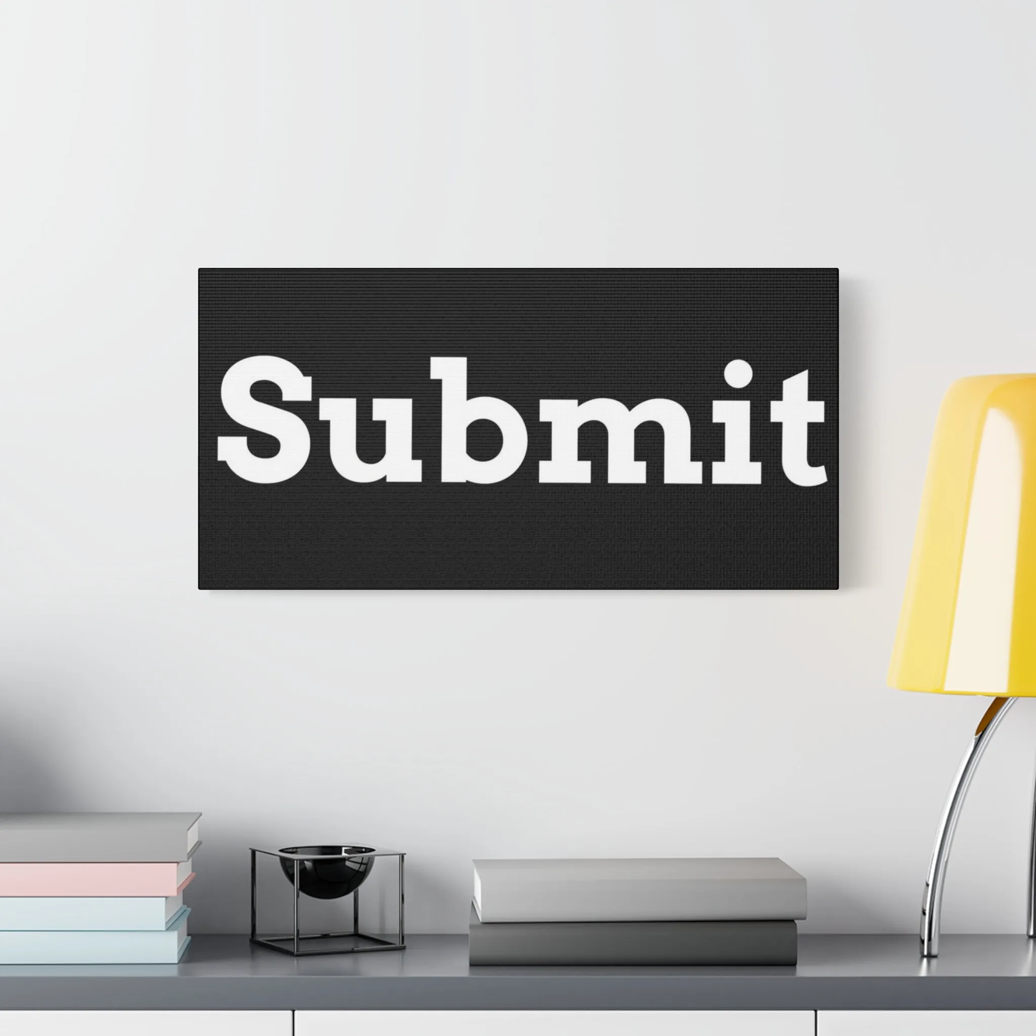 Classic Canvas - "Submit""
