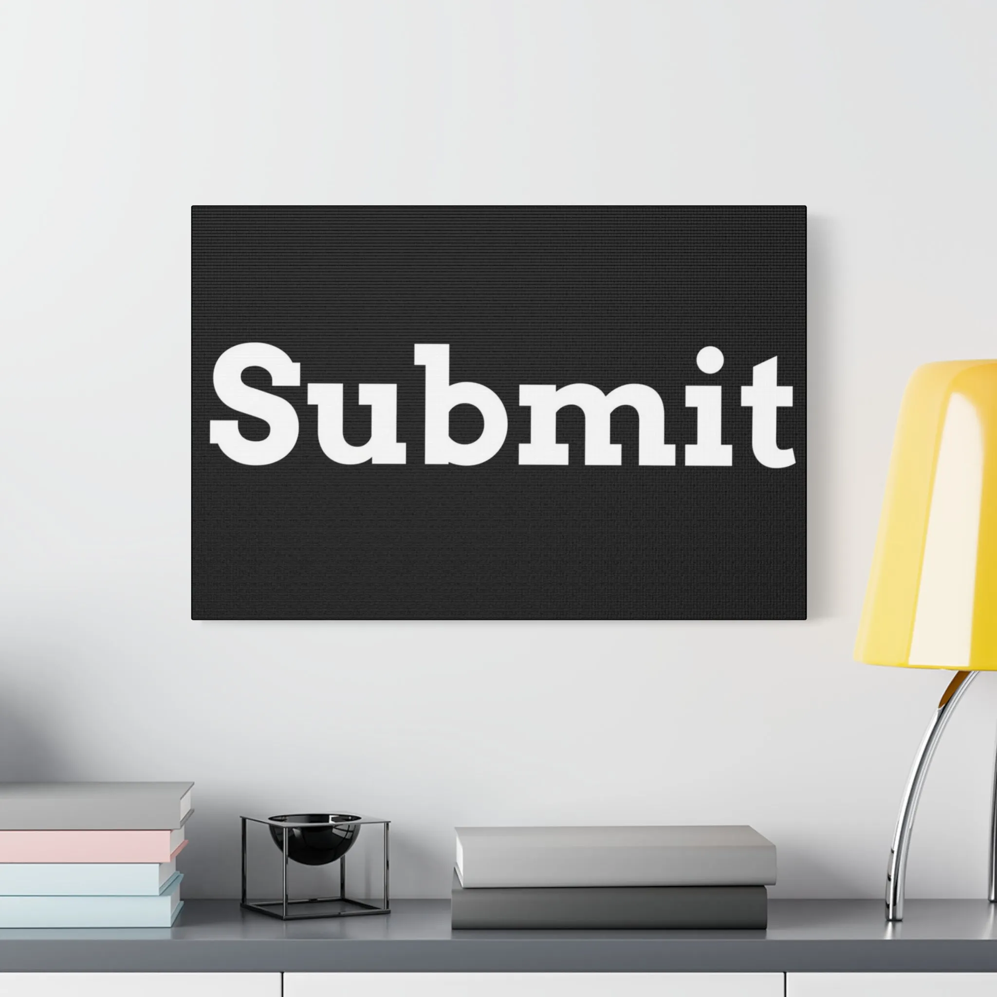 Classic Canvas - "Submit""