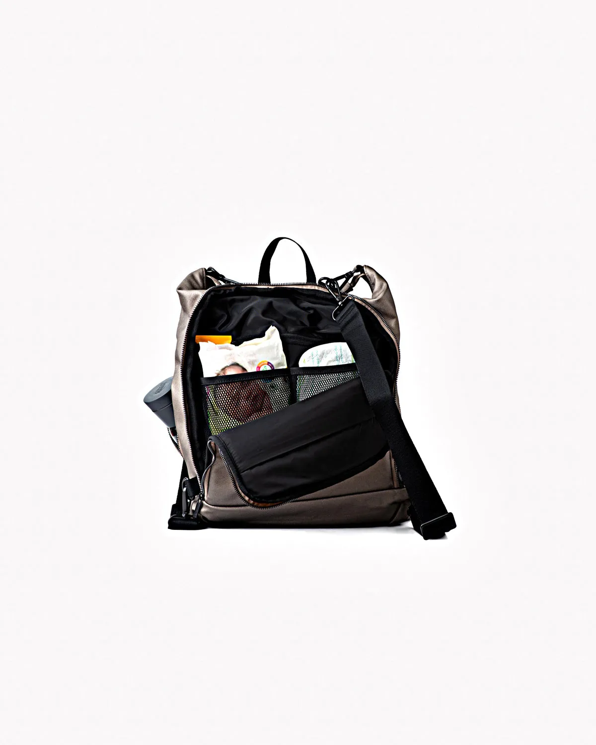 Classic Diaper Bag | Warm Silver Canvas