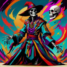 Classic Skull Witch