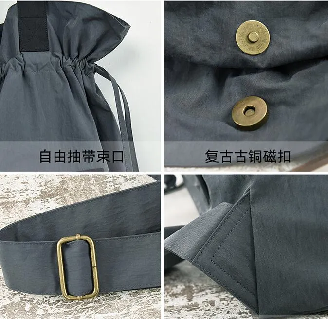 Color Block Casual Large Backpack Women Travel Bag Shoulder Bag
