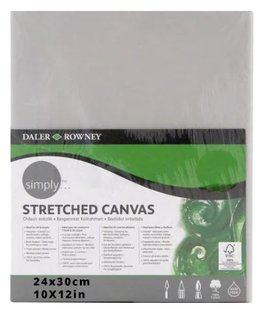 Daler Rowney Simply Stretched Canvas 24*30cm/10*12"