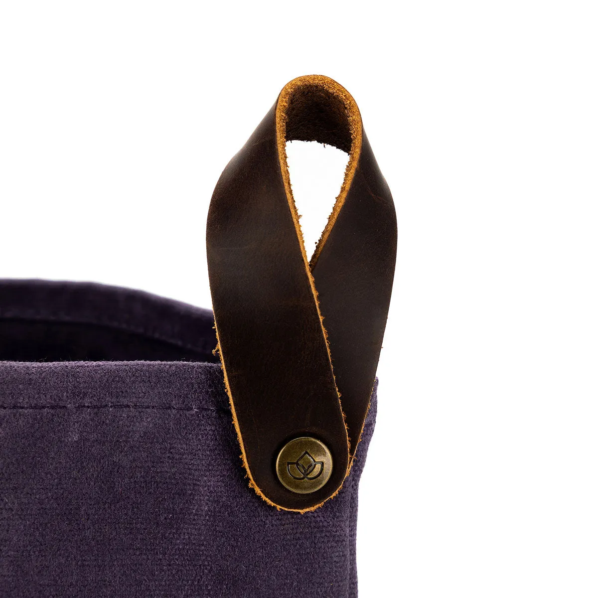 della Q Maker's Canvas Knit Sacks (Set of 2) - Purple