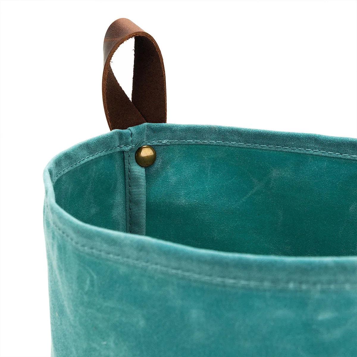 della Q Maker's Canvas Knit Sacks (Set of 2) - Teal