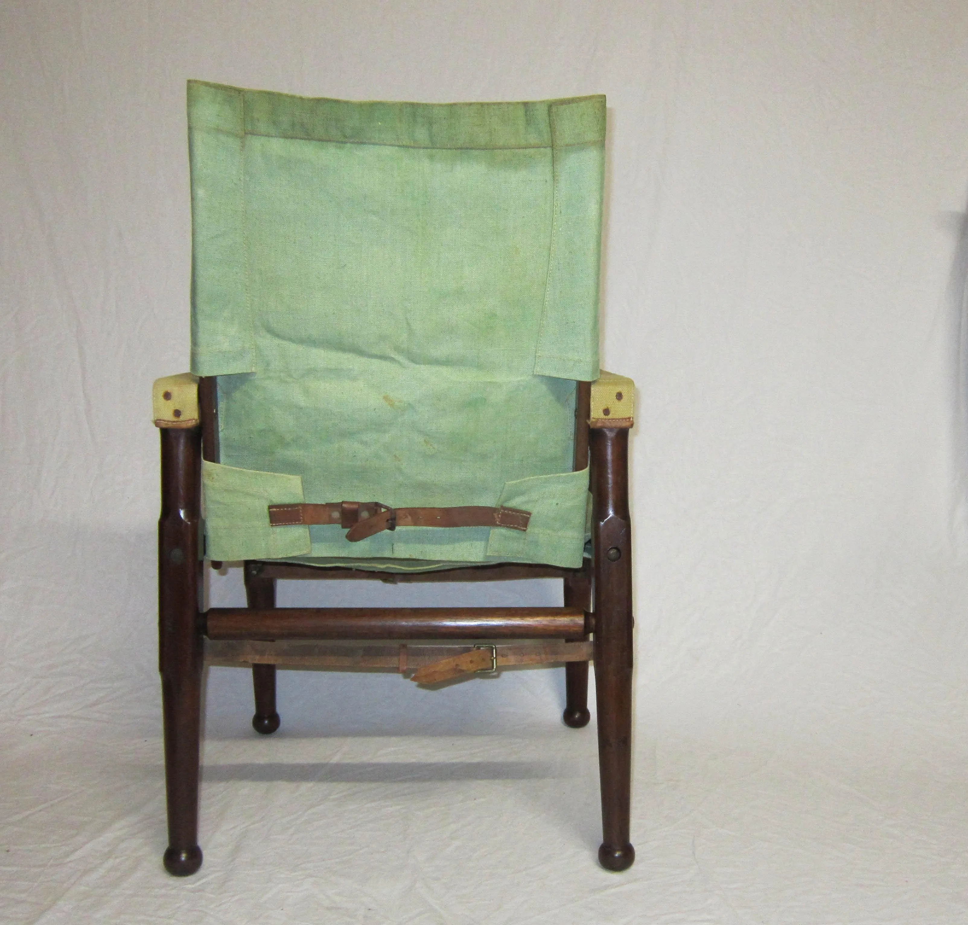 Early Twentieth Century Campaign Roorkhee Chair with Transit Bag