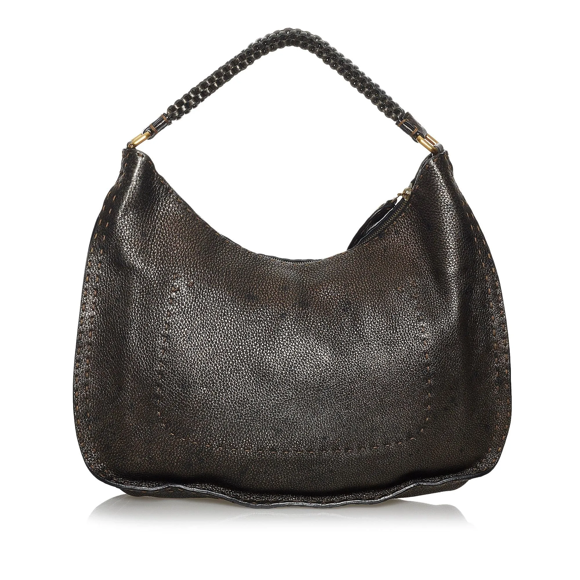 Fendi Selleria Leather Hobo Bag (SHG-37579)