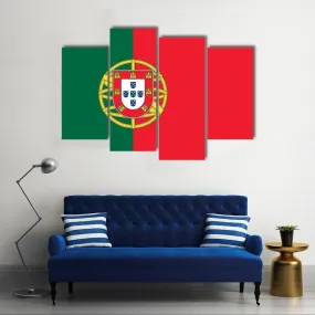 Flag Of Portugal Canvas Wall Art