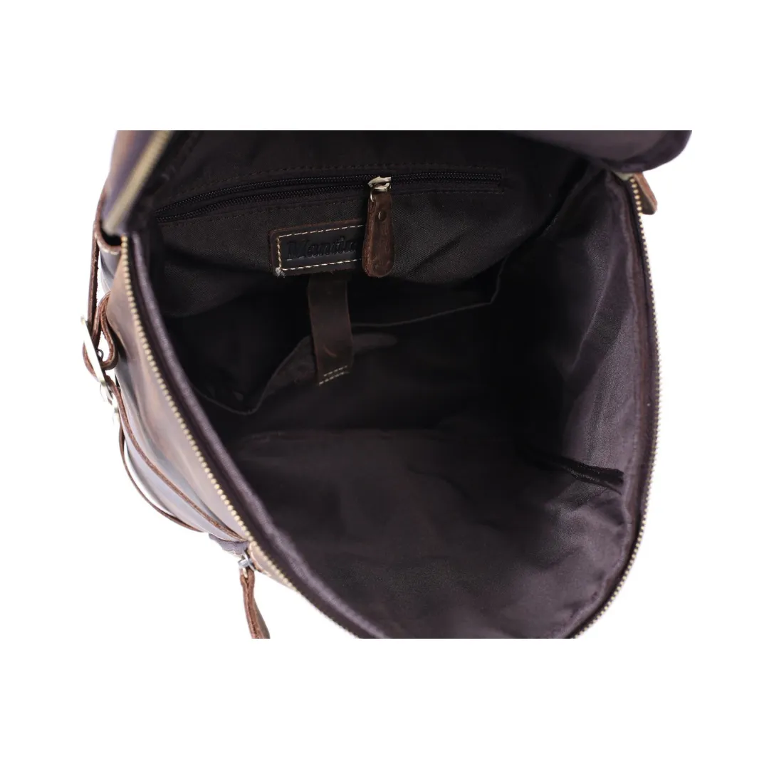 Handmade Vintage Leather Large Travel Backpack 