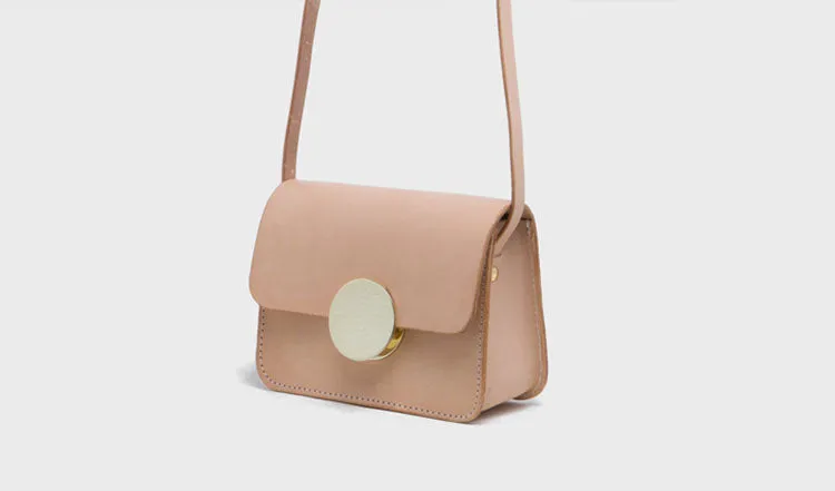 Ladies Cube Bag Leather Crossbody Bags Shoulder Bag Purses for Women
