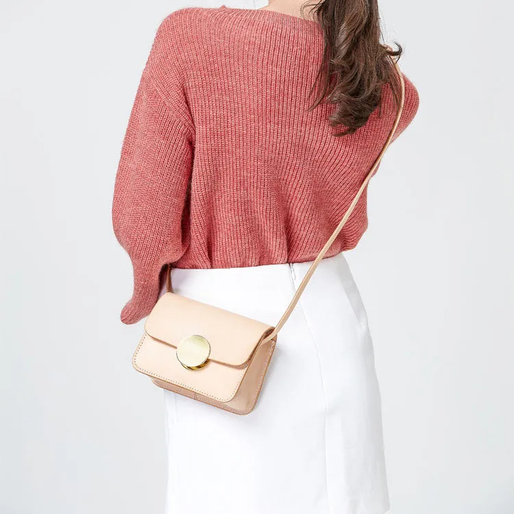 Ladies Cube Bag Leather Crossbody Bags Shoulder Bag Purses for Women