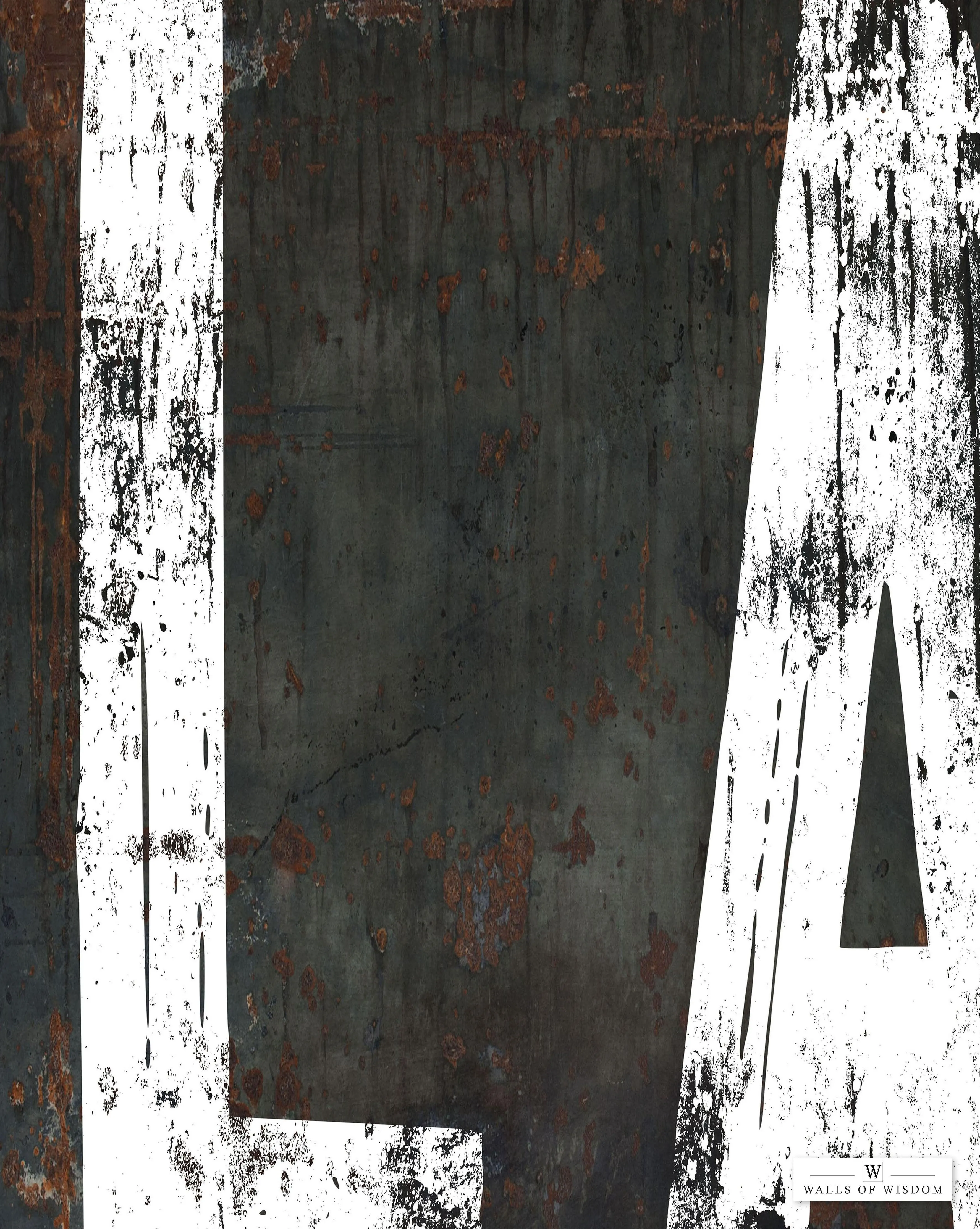 Modern Industrial LA Vintage Poster Print - Loft Style Wall Art