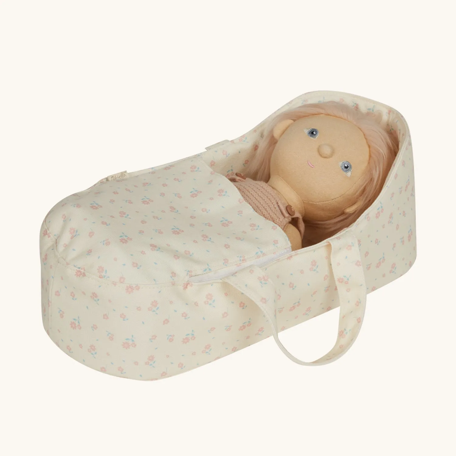 Olli Ella Dinkum Dolls Carry Cot - Pansy