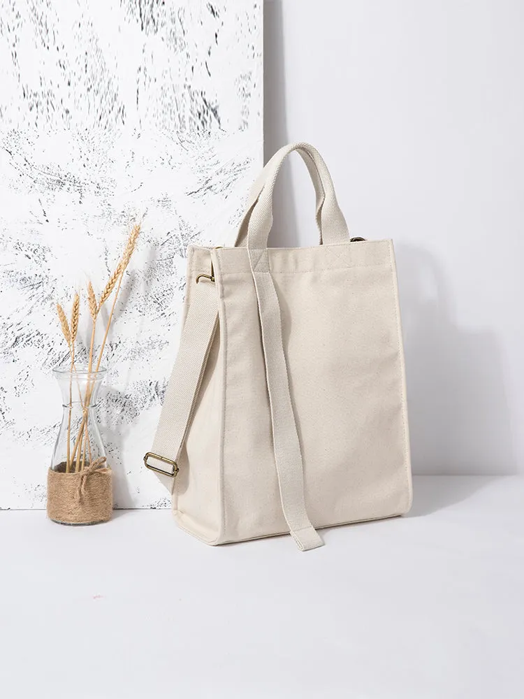 Organic Cotton Canvas Tote Bag Black Tote Bag Canvas Womens